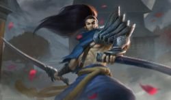 Yasuo by Rosolino League of Legends Artwork Wallpaper lol