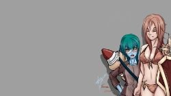 Pool Party Leona & Tristana by ZackArgunov HD 4k Wallpaper Fan Art Artwork League of Legends lol