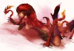 Wildfire Zyra by dedor HD Wallpaper Fan Art Artwork League of Legends lol