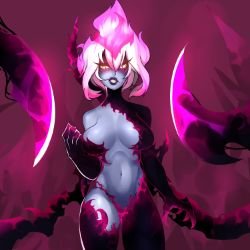 Evelynn Rework by HumanculusOVA HD Wallpaper Background Fan Art Artwork League of Legends lol