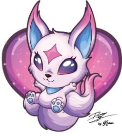 Kiko (Star Guardian Ahri) by Kraus Illustration HD Wallpaper Background Fan Art Artwork League of Legends lol Thumbnail