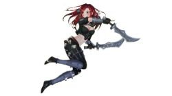 Katarina by Dohwa HD Wallpaper Fan Art Artwork League of Legends lol