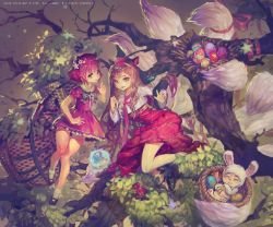 Annie, Dynasty Ahri & Cottontail Teemo by D☆Lange League of Legends Artwork Wallpaper lol Fan Art