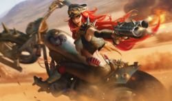 Road Warrior Miss Fortune Splash Art Update HD 4k Wallpaper Background Official Art Artwork League of Legends lol