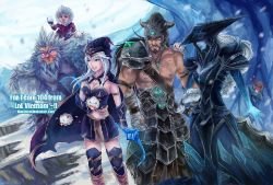 Tryndamere, Ashe, Lissandra, Nunu & Poro by Fiveonthe HD Wallpaper Fan Art Artwork League of Legends lol