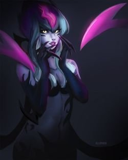 Evelynn Rework by jellophish HD Wallpaper Background Fan Art Artwork League of Legends lol