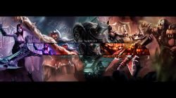 Pentakill Sona, Olaf, Yorick, Mordekaiser & Karthus by IceCrumble HD Wallpaper Fan Art Artwork League of Legends lol