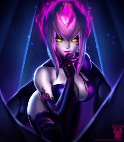 Evelynn Rework by okscsi7 HD Wallpaper Background Fan Art Artwork League of Legends lol
