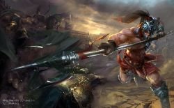 Viscero Xin Zhao by RobinRuan HD Wallpaper Fan Art Artwork League of Legends lol