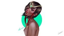 Karma Portrait by moniecf HD Wallpaper Fan Art Artwork League of Legends lol (3)
