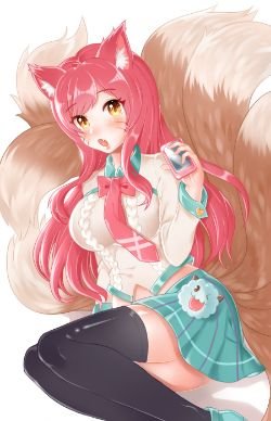 Academy Ahri by Tl (3) League of Legends Fan Art Artwork Wallpaper lol