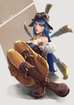 Aviator Irelia by nls1993 HD Wallpaper Background Fan Art Artwork League of Legends lol