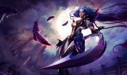 Dark Valkyrie Diana Splash Art League of Legends Artwork Wallpaper lol