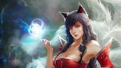 Ahri by AimedZ League of Legends Artwork HD Wallpaper lol Fan ArtFan Art Artwork (2)