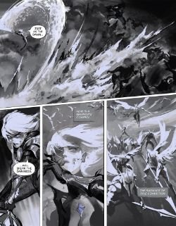 Dawnbringer Riven & Nightbringer Yasuo Comic (7) HD WallpaperOfficial Art League of Legends