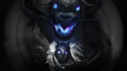 Kindred by wacalac HD Wallpaper Fan Art Artwork League of Legends lol