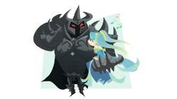 Chibi Mordekaiser & Sona by inkinesss HD Wallpaper Fan Art Artwork League of Legends lol