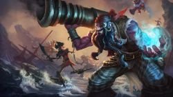 Pirate Ryze Old Splash Art 4k HD Wallpaper Official Artwork League of Legends lol