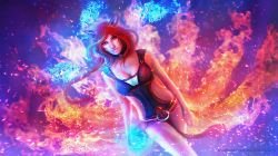 Ahri by MagicnaAnavi League of Legends Artwork Wallpaper lol Fan Art