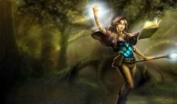 Spellthief Lux Splash Art Chinese League of Legends Artwork Wallpaper lol