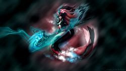 Koi Nami by Soinnes HD Wallpaper Fan Artwork League of Legends lol