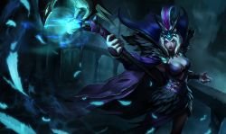 Ravenborn LeBlanc Splash Art League of Legends Artwork Wallpaper lol