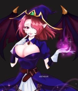 Bewitching Morgana by 미다람 HD Wallpaper Background Fan Artwork League of Legends lol