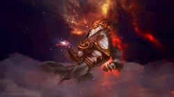 Ashen Lord Aurelion Sol by Platna HD Wallpaper Artwork Fan Art League of Legends lol