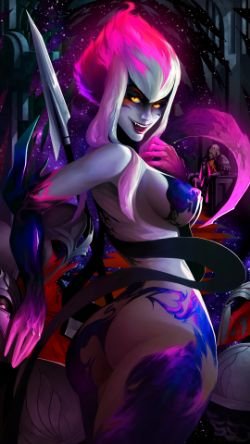 Sexy Evelynn Rework by PzKpfwVausfG HD Wallpaper Background Fan Art Artwork League of Legends lol