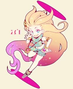 Zoe by 秋貓 HD Wallpaper Background Fan Art Artwork League of Legends lol
