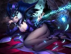 Sexy Ravenborn LeBlanc by citemer HD 4k Wallpaper Fan Art Artwork League of Legends lol