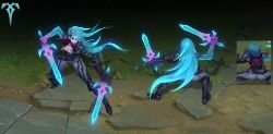 Death Sworn Katarina Concept by Zeronis (2) HD Wallpaper Background Official Art Artwork League of Legends lol