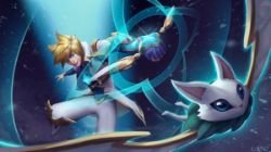 Star Guardian Ezreal by UKIori HD 4k Wallpaper Background Fan Art Artwork League of Legends lol