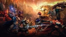 Jarvan IV Vs Nocturne Promo Art