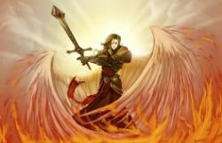 Kayle by Cariman HD Wallpaper Fan Art Artwork League of Legends lol