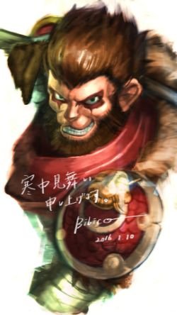 Wukong by bibico HD Wallpaper Fan Art Artwork League of Legends lol