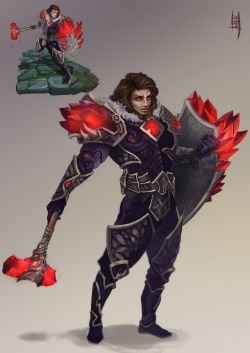Bloodstone Taric by Ariss18 HD Wallpaper Fan Art Artwork League of Legends lol