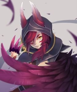 Xayah by tokiharumm (2) HD Wallpaper Fan Art Artwork League of Legends lol