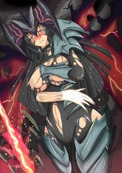 Sexy Female Aatrox by TorahimeMax Genderbend HD Wallpaper Artwork Fan Art League of Legends lol
