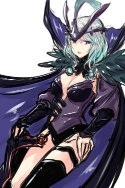 Ravenborn LeBlanc by Kaho (2) HD Wallpaper Fan Art Artwork League of Legends lol