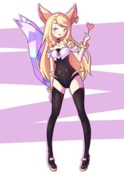 K/DA Ahri by MadamMeatball HD Wallpaper Background Fan Art Artwork League of Legends lol
