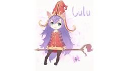 Lulu by Anone HD Wallpaper Fan Art Artwork League of Legends lol