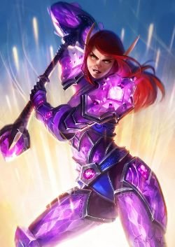 Female Armor of the Fifth Age Taric by SulaMoon Gender Swap Bend HD Wallpaper Fan Art Artwork League of Legends lol