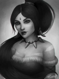 Nidalee by Kittrix HD Wallpaper Fan Artwork League of Legends lol