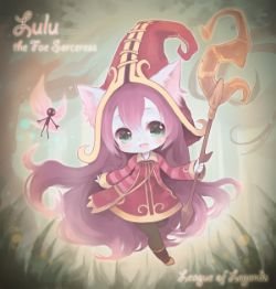 Lulu by つなこーん HD Wallpaper Fan Art Artwork League of Legends lol