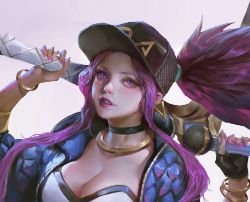 K/DA Akali by Rayden Chen (2) HD Wallpaper Background Fan Art Artwork League of Legends lol