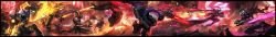 Project Leona, Master Yi, Zed, Lucian & Fiora Splash Art Panorama League of Legends Artwork Wallpaper lol