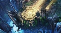 Summoners Rift Blue Base Concept Art (8) League of Legends Artwork Wallpaper lol