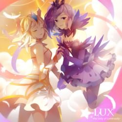 Elementalist Lux (light & dark) by 这块瓜有毒 HD Wallpaper Fan Art Artwork League of Legends lol