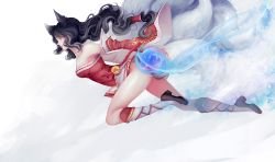 Ahri by Ling HD Wallpaper Background Fan Art Artwork League of Legends lol